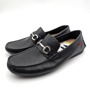 Marc Joseph Stafford Ave Leather Loafer Shoes Men's Black Size US9.5 EU43